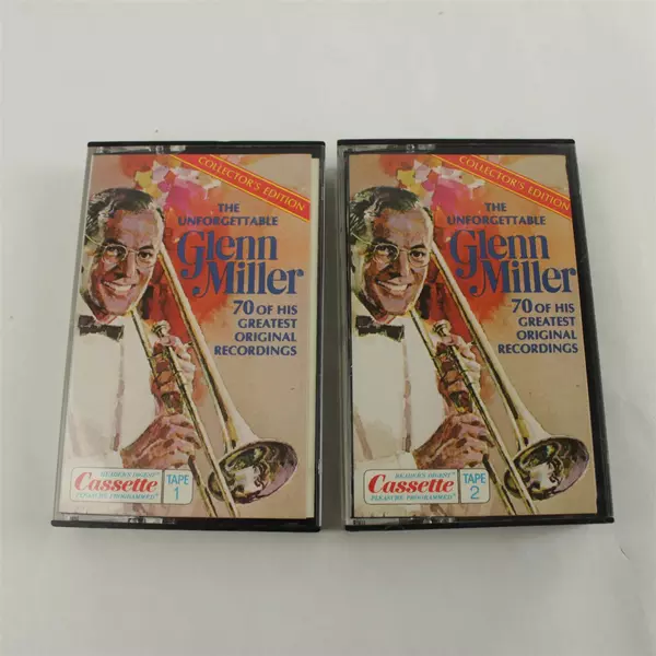 Set of 2 Cassettes The Unforgettable Glenn Miller 1 & 2 - Untested