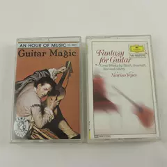 Lot of 2 Guitar Cassette Tapes - Fantasy for Guitar & Guitar Magic