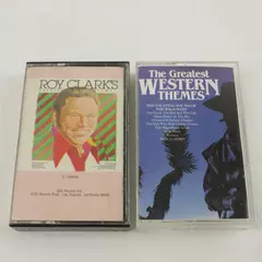 Lot of 2 Cassettes: The Greatest Western Themes & Roy Clark Greatest Hits