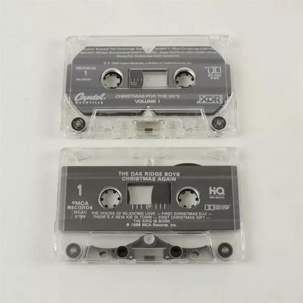 Lot of 2 Cassette Tapes Oak Ridge Boys Christmas Again & Christmas for the '90s