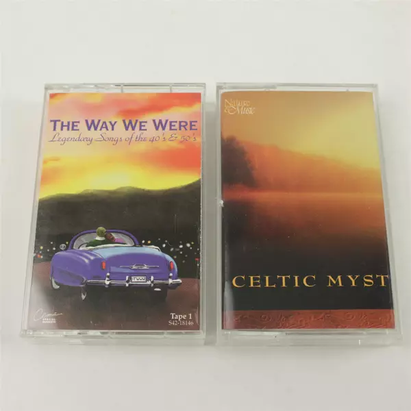 Lot of 2 Cassette Tapes Legendary Songs of the 40s-50s & Celtic Myst