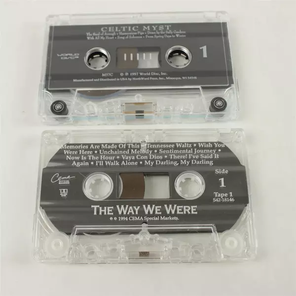 Lot of 2 Cassette Tapes Legendary Songs of the 40s-50s & Celtic Myst