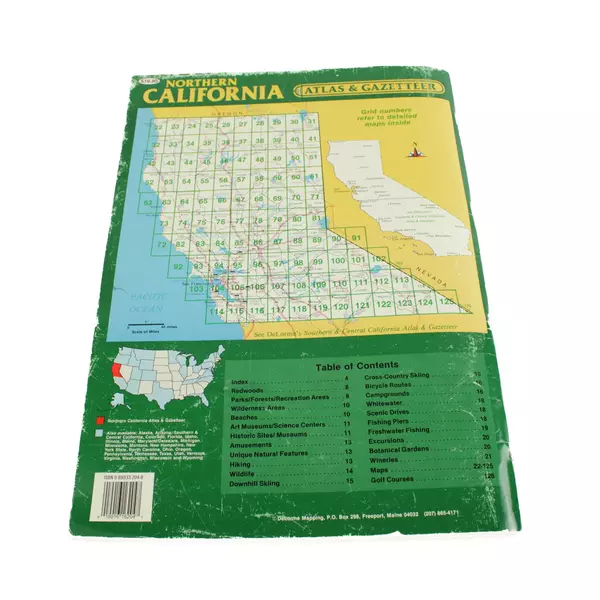 Northern California Atlas & Gazetteer - Road & Hiking Atlas