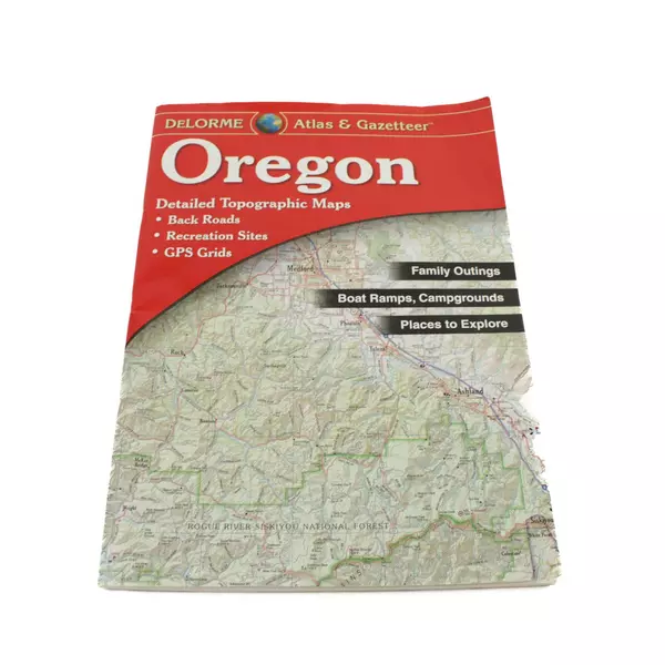 Delorme Oregon Atlas & Gazetteer Paperback Map Book