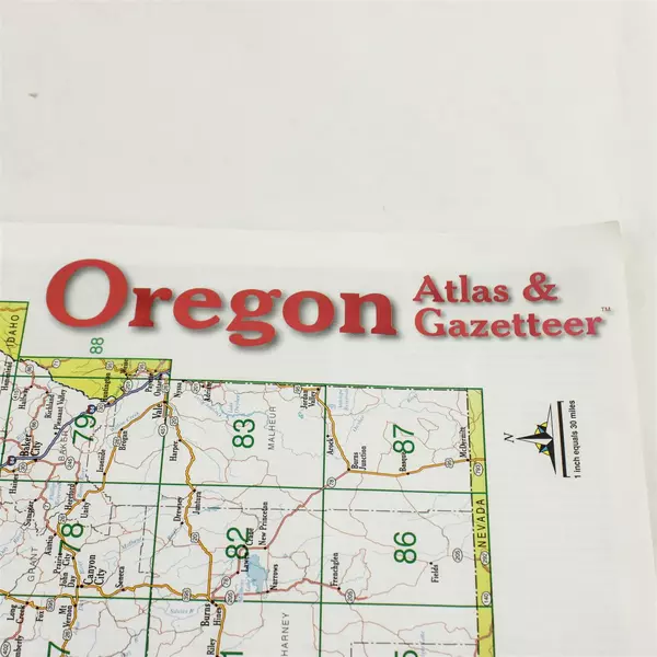 Delorme Oregon Atlas & Gazetteer Paperback Map Book