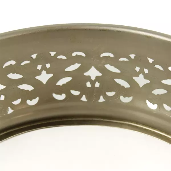 Vintage Chrome Plated Casserole Sleeve Holder Mid-Century Serving