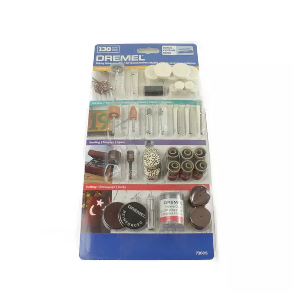 Dremel 730CS 130-Piece All-Purpose Rotary Tool Accessory Kit New
