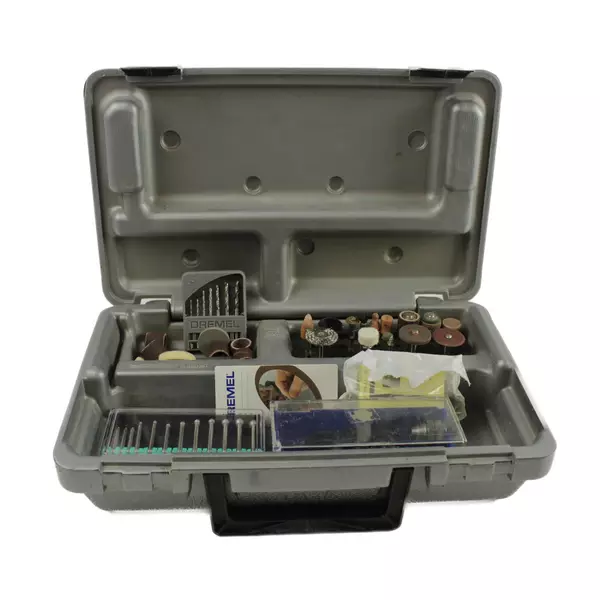 Dremel Accessories & Case Rotary Tool Bits Wheels Storage Used