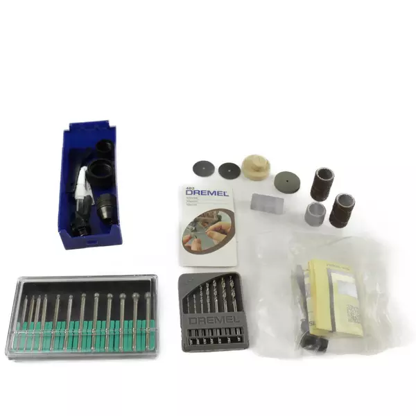 Dremel Accessories & Case Rotary Tool Bits Wheels Storage Used