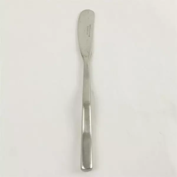 Set of 4 Hampton Silver Smith HSV12 Wavy Stainless Flat Handle Butter Knives