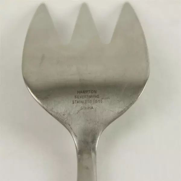 Set of 3 Hampton Silversmith HSV12 Wavy Stainless Large Serving Forks