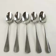 Set of 5 Oneida Compose Stainless Teaspoons 6.25 in 