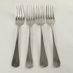 Oneida Compose Set of 4 Stainless Salad Forks 7.25in