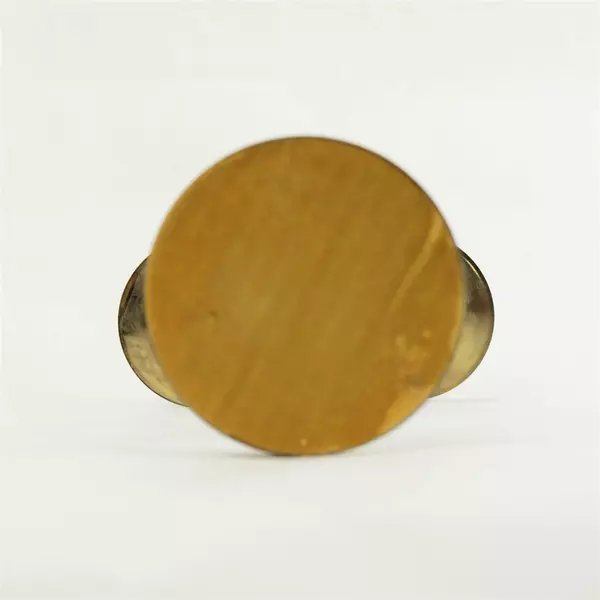 Vintage Brass Double French Horn Candelabra Candlestick Holder