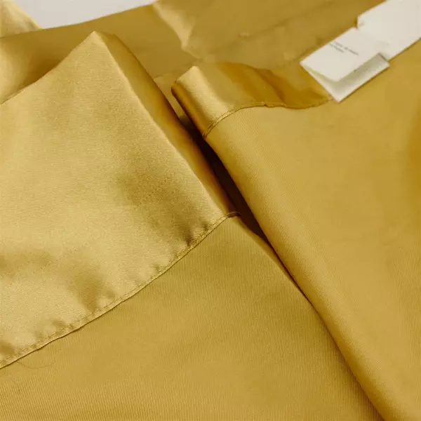 Satin Gold Flat Sheet California King 108 x 102 in