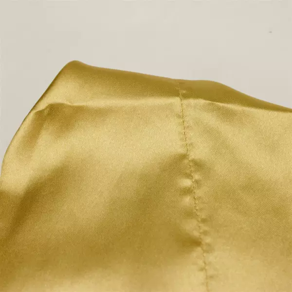 Satin Gold Flat Sheet California King 108 x 102 in