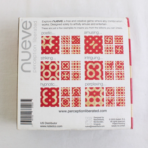 Nueve Perception Liberated Cube Brain Game 2003