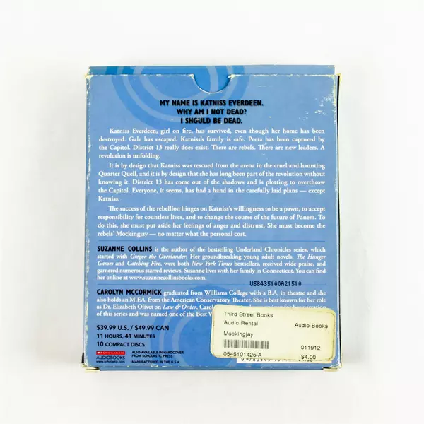 Mockingjay Suzanne Collins Audiobook on CD Hunger Games Good Pre-Owned
