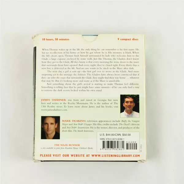 The Maze Runner by James Dashner 9-CD Audiobook Set - Good Pre-Owned