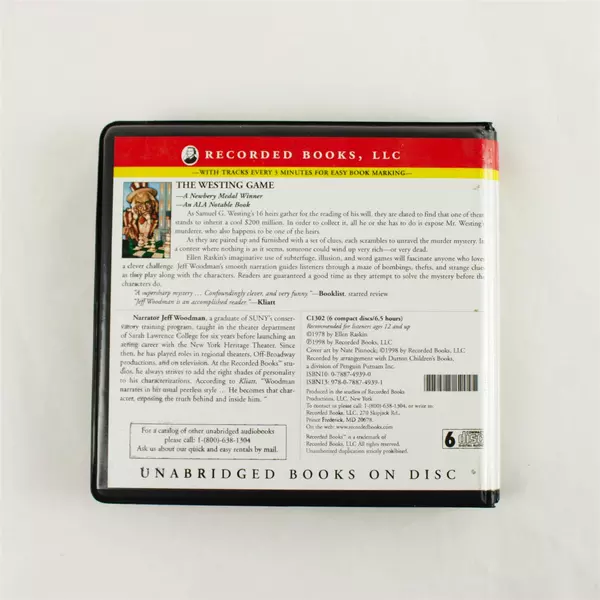 The Westing Game Ellen Raskin Audiobook Performed by Jeff Woodman