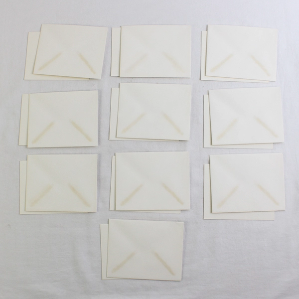 Set of 10 Vintage Sympathy Acknowledgment Notecards with Envelopes