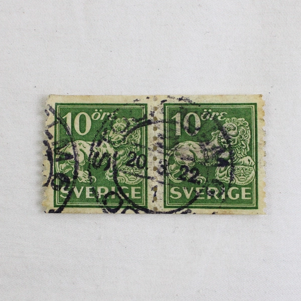 Lot Of 60 1920s Sweden Used Stamps Lion King Gustav