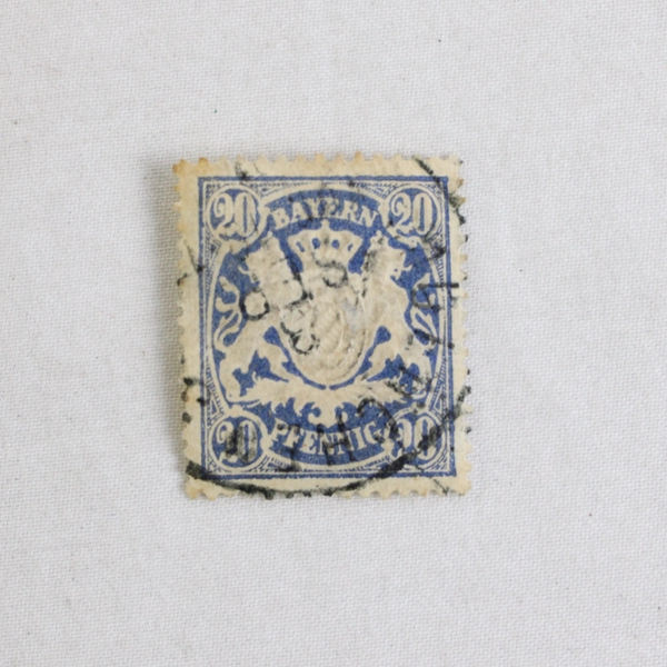 Lot Of 56 Bavaria Germany Stamps Used