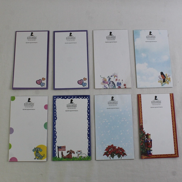 Lot of 8 St. Jude Children's Research Hospital Notepads