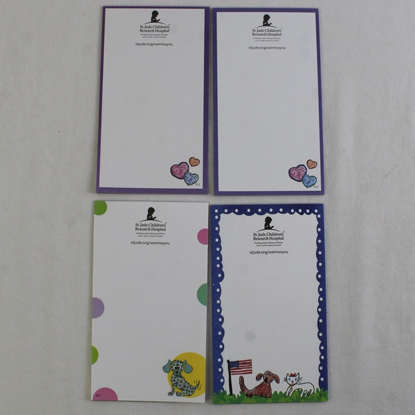 Lot of 8 St. Jude Children's Research Hospital Notepads