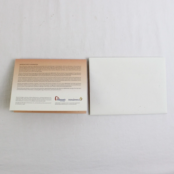 Set of 3 Abraxane Medical Oncology Advertisement Cards with Envelopes