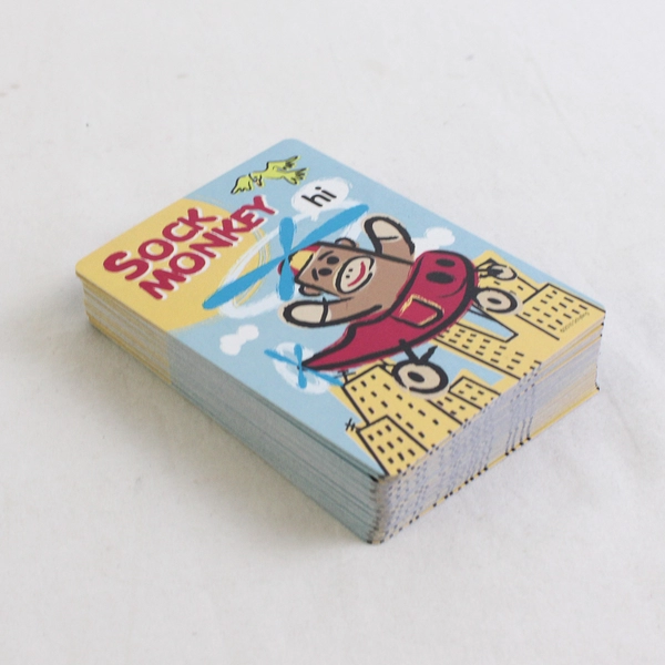 Sock Monkey Playing Cards in Tin Case by Schilling 2010 Card Games
