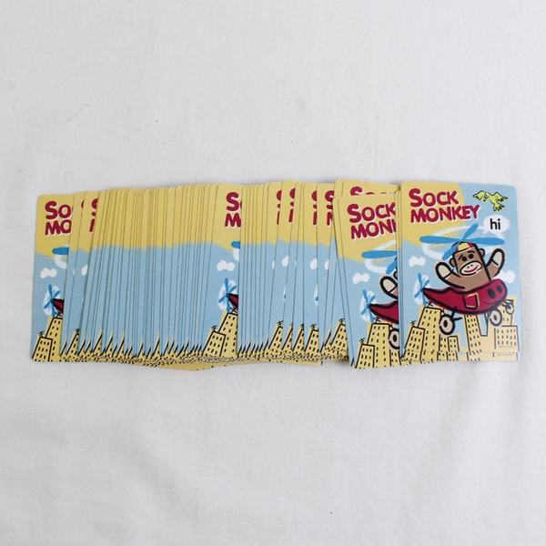 Sock Monkey Playing Cards in Tin Case by Schilling 2010 Card Games