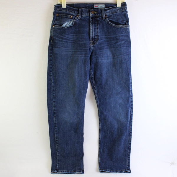 Wrangler Jeans Men's 29X30 Dark Wash Straight Fit Denim Jeans