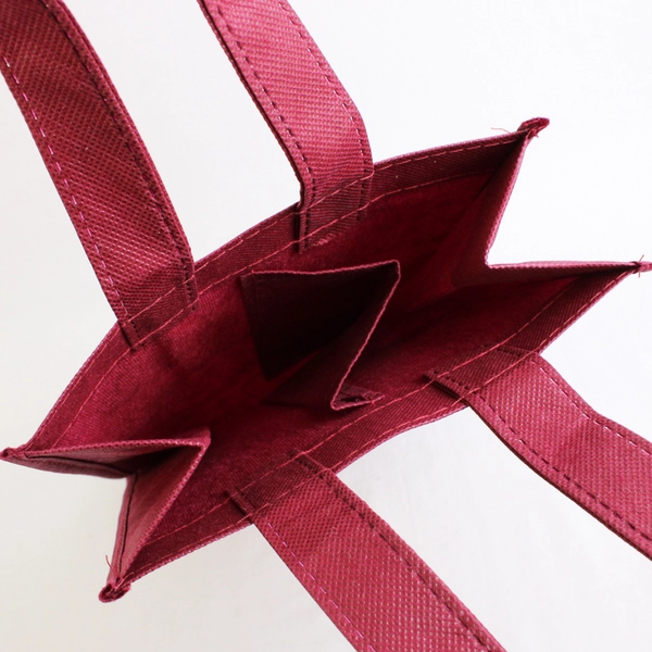 Lot of 4 Wine Bottle Bags Fabric With Handles