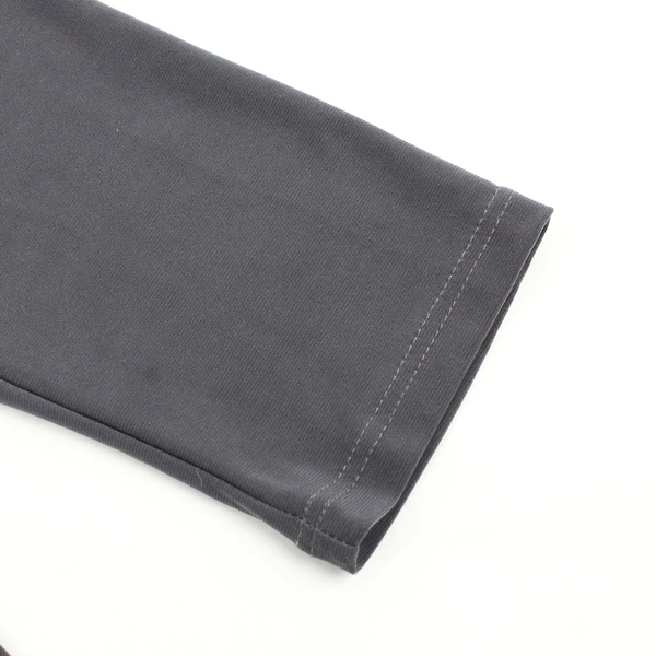 Last Tango Women's L Gray Open Front Wrinkle Resistant Long Sleeve Cardigan