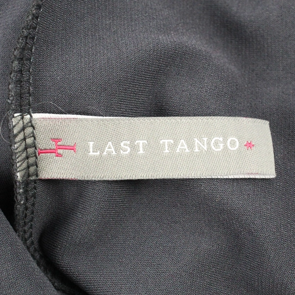 Last Tango Women's L Gray Open Front Wrinkle Resistant Long Sleeve Cardigan