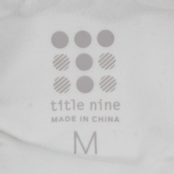 Title Nine Women's M White Grace 2.0 Sleeveless Tank Top