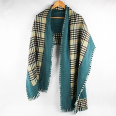 Woven Scarf Reversible Plaid 80x20