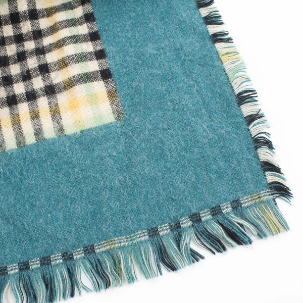 Woven Scarf Reversible Plaid 80x20