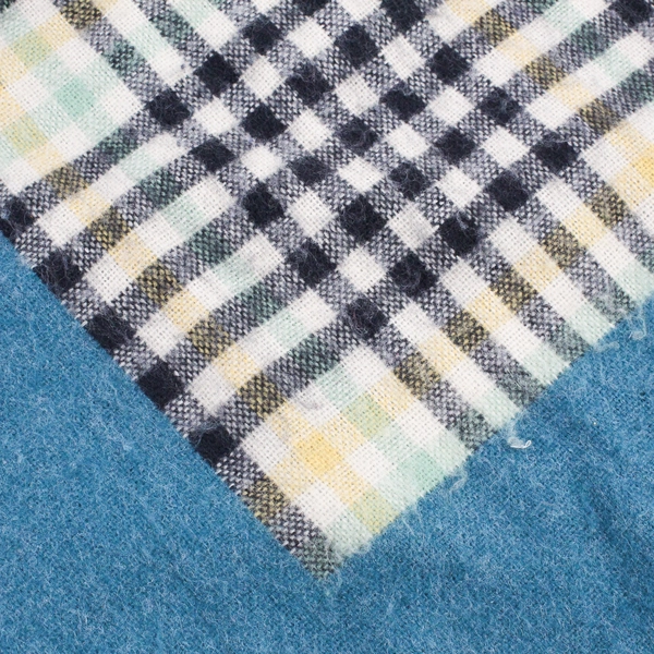 Woven Scarf Reversible Plaid 80x20