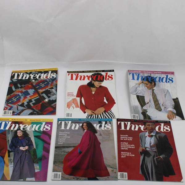 Vintage Lot of 6 Taunton's Threads Magazine Dec 1992 Thru Nov 1993 Complete