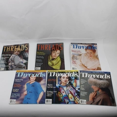 Vintage Lot of 6 Taunton's Threads Magazine Dec 1994 Thru Nov 1995 Complete