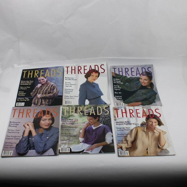 VTG Lot of 5 Taunton's Threads Magazine Dec 1998 Thru Nov 1999 Missing April/May
