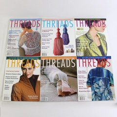 Vintage Lot of 6 Taunton's Threads Magazine Dec 2001 Thru Nov 2002 Complete
