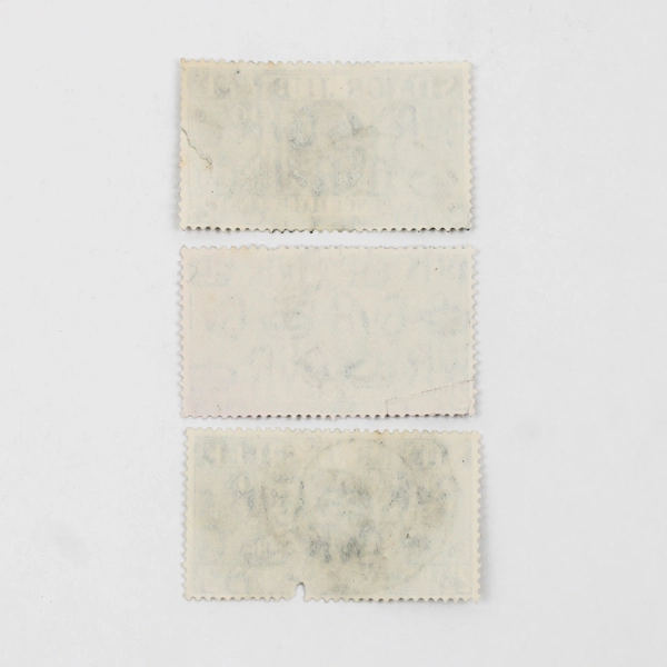 Lot Of 3 Great Britain King George V Silver Jubilee 2 1/2p Stamps 1935 Used