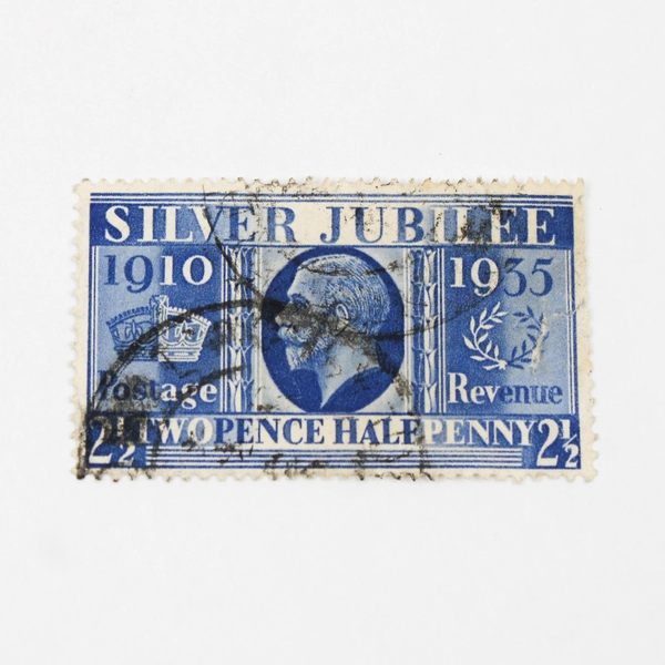 Lot Of 3 Great Britain King George V Silver Jubilee 2 1/2p Stamps 1935 Used