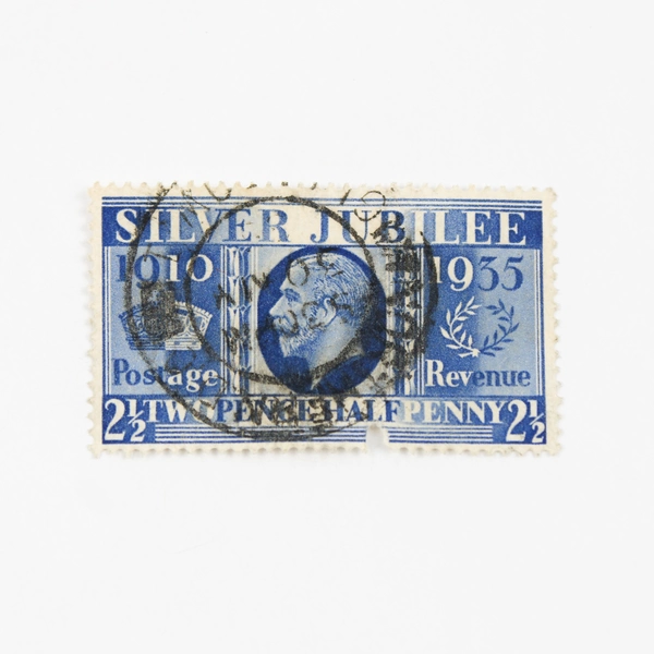 Lot Of 3 Great Britain King George V Silver Jubilee 2 1/2p Stamps 1935 Used