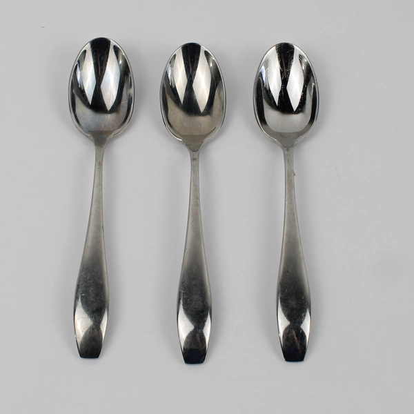 Lot of 3 Cambridge Silver CBS181 Pattern 18/8 SS Teaspoons 6.75" Rare HTF