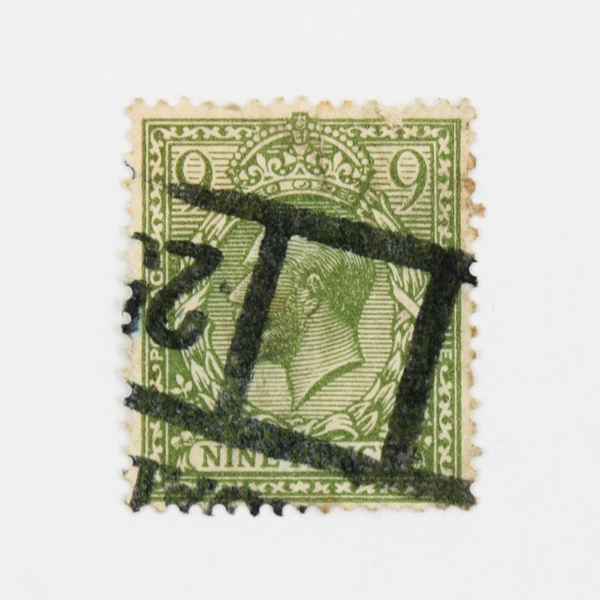 Lot Of 3 King Edward VIII 1936 9 Pence Stamps Used Canceled