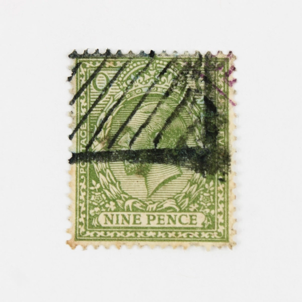 Lot Of 3 King Edward VIII 1936 9 Pence Stamps Used Canceled